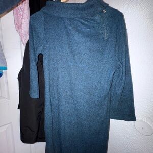 Women's Blue Sweater Dress